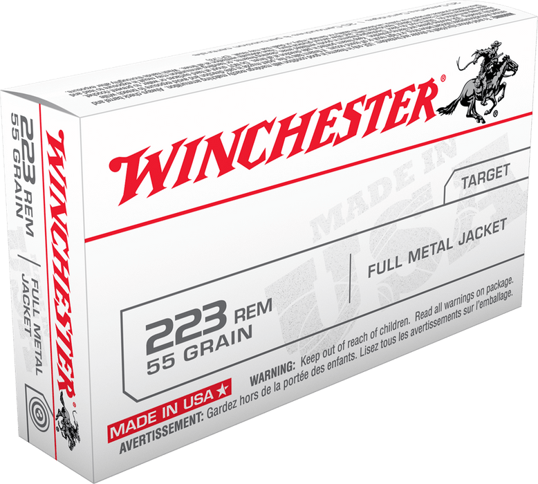 WINCHESTER - 223 REM - 55GR FMJ - 1,000 PACK