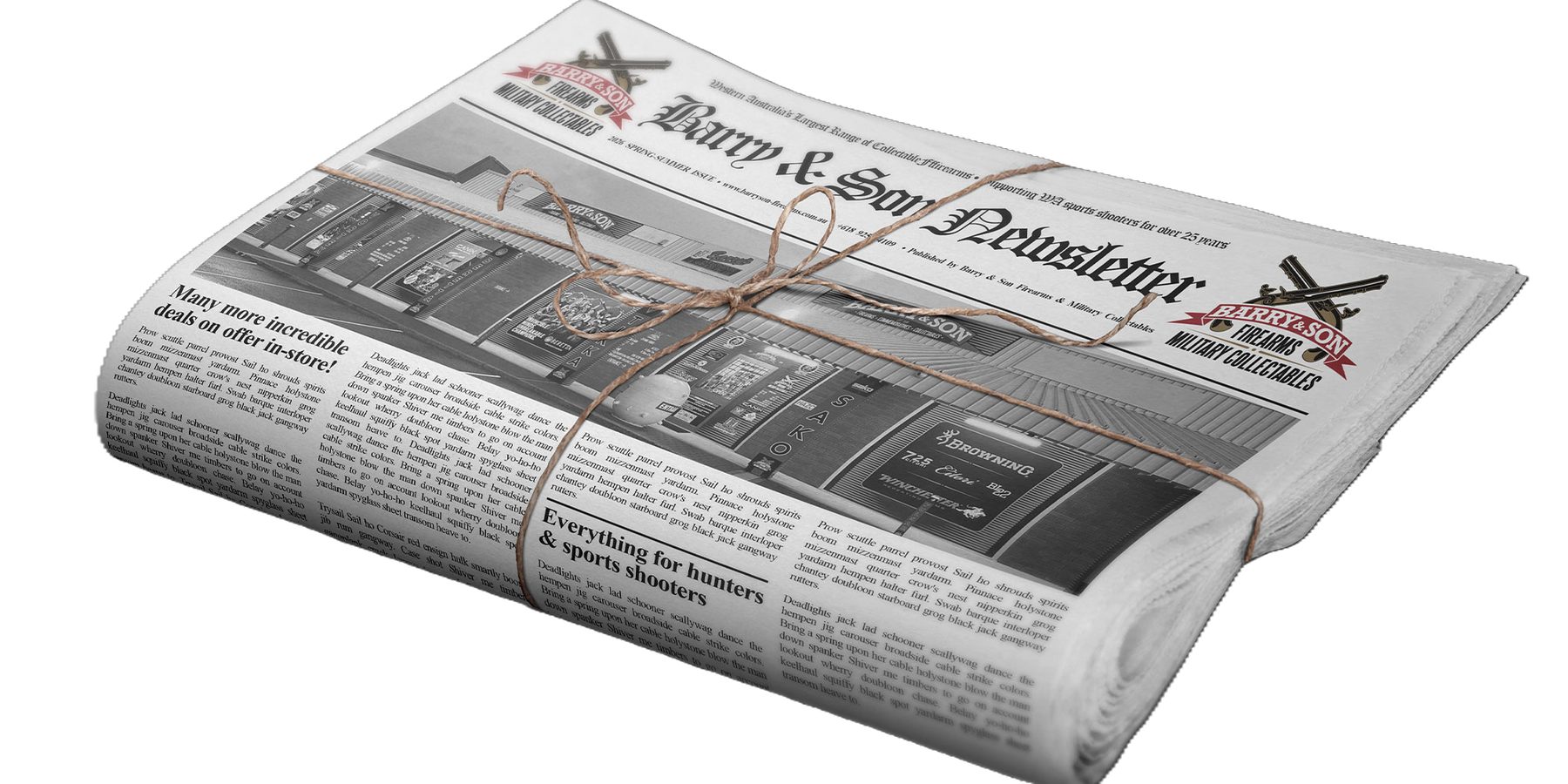 BARRY & SON FIREARMS NEWSLETTER - No.2 MARCH 2026 - GOOD GEAR