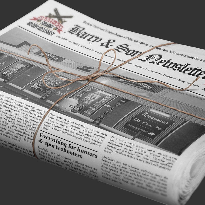 BARRY & SON FIREARMS NEWSLETTER - AUGUST - No.1