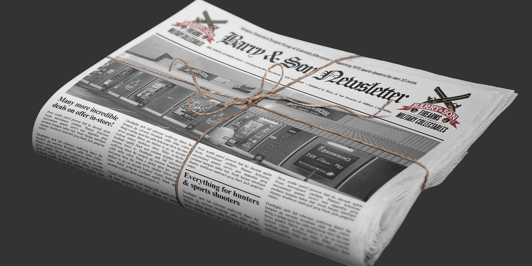 BARRY & SON FIREARMS NEWSLETTER - FEBRUARY 2026 No.3 - GOOD GEAR