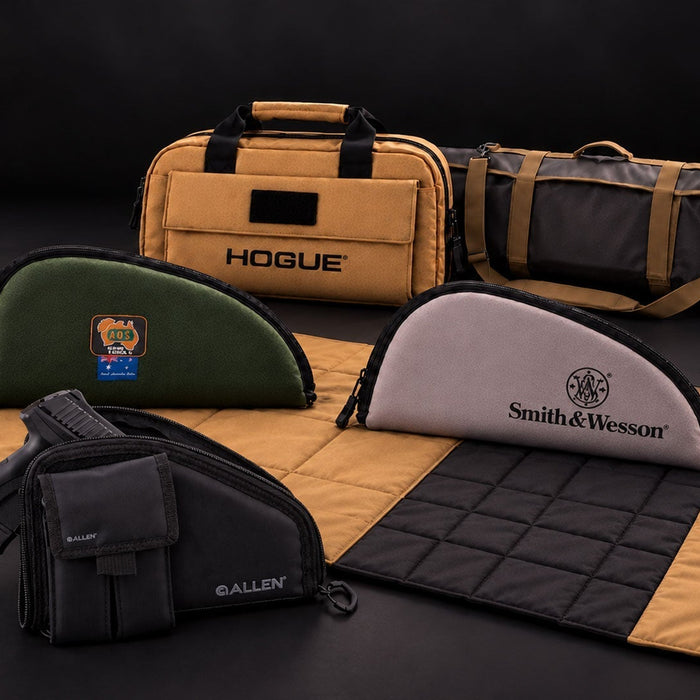 New on the site: shooting mats, pistol cases and range bags