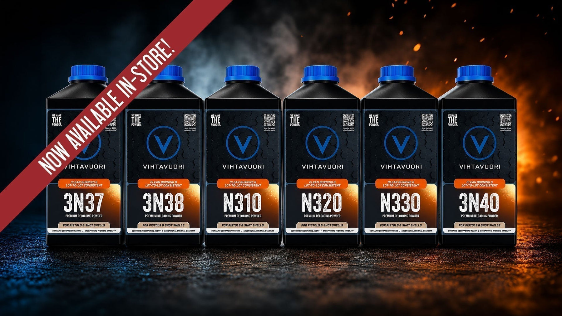 New In: Vihtavuori Smokeless Handgun Powders