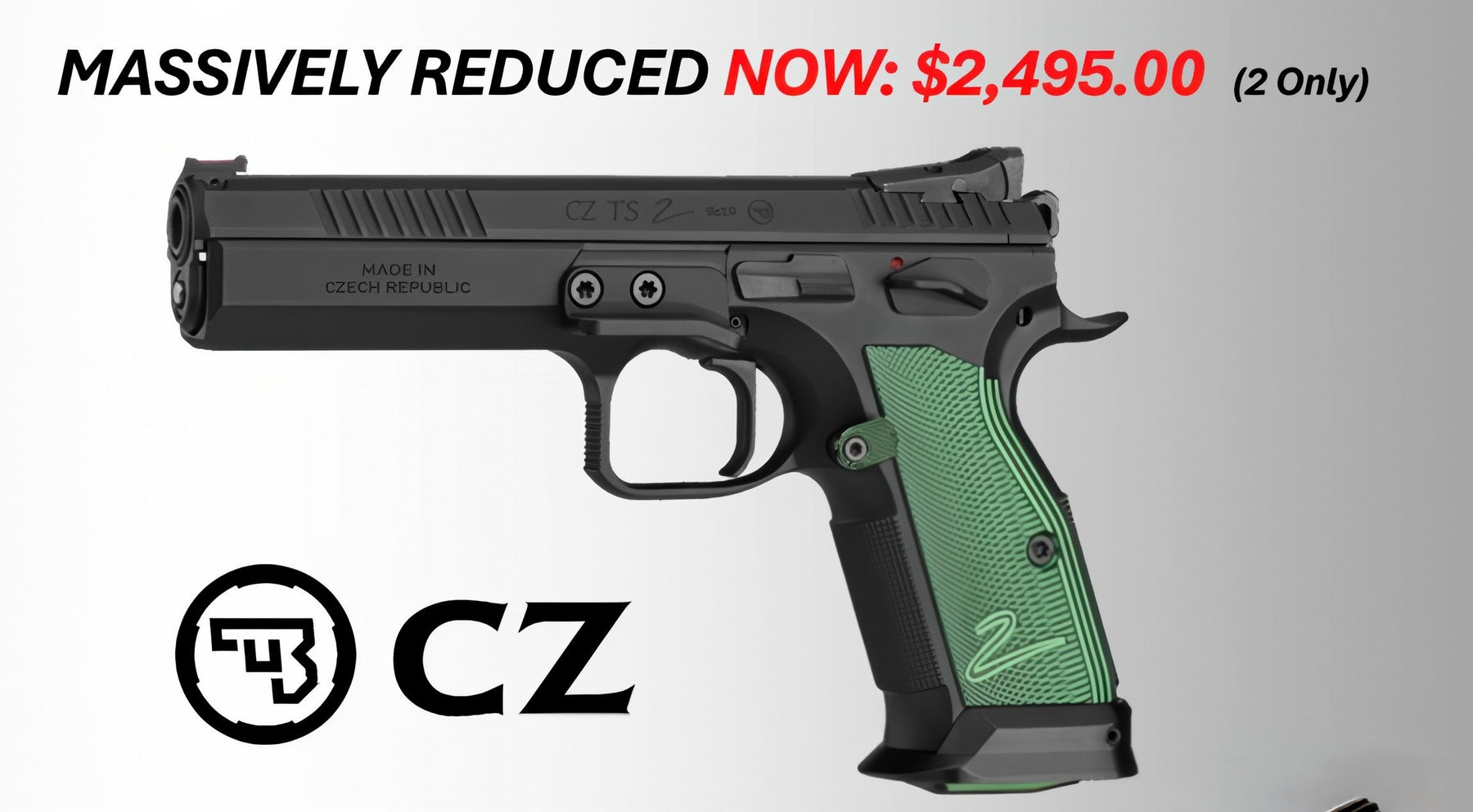 NEVER TO BE REPEATED - UP TO 30% OFF CZ TS2 MODELS - LIMITED NUMBERS AVALIABLE
