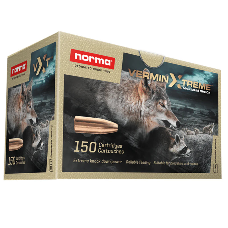 Norma Vermin Xtreme 55Gr Hollow Point .223 Rem – BULK CASE