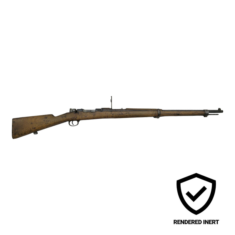 Antique Military Bolt-Action Rifle — opposite side profile