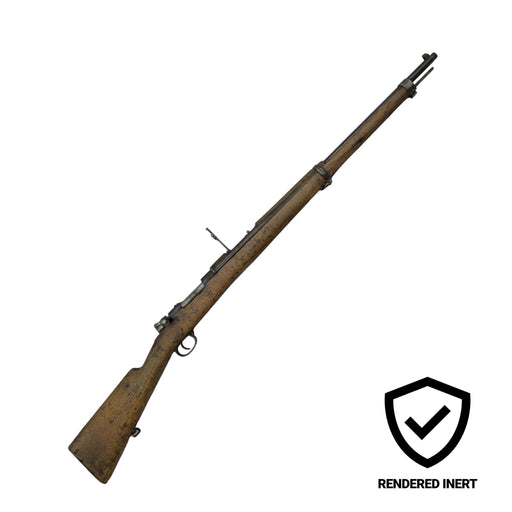 Antique Military Bolt-Action Rifle — angled view