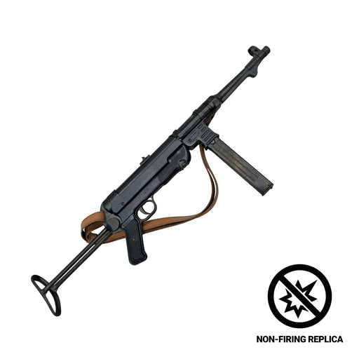 MP 40 Submachine Gun Non-Firing Replica — angled view