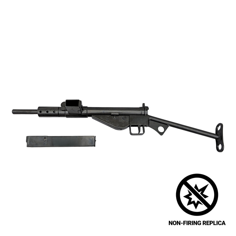 Sten Mk II Submachine Gun Non-Firing Replica — opposite side profile