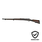 Historic rendered inert military bolt-action rifle — opposite profile