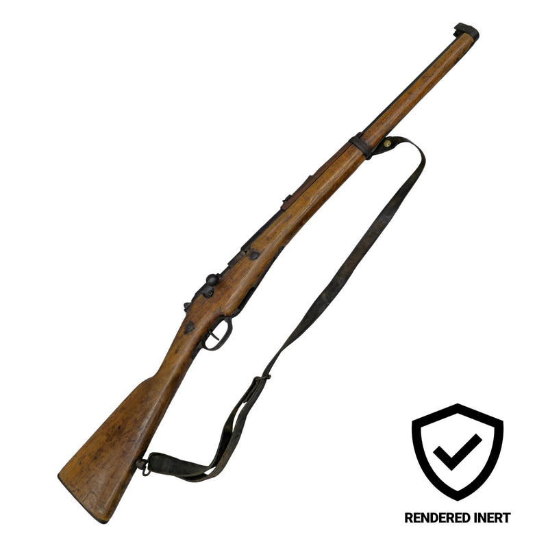 Lebel 15 8mm rendered inert bolt-action rifle — three-quarter view
