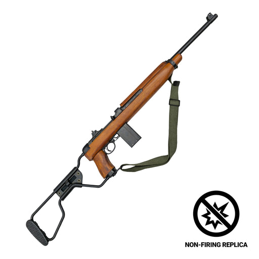 M1A1 paratrooper-style carbine non-firing replica angled view
