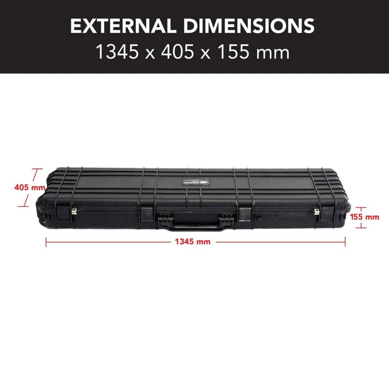 Evolution Gear HD Series 2540 XL Rifle Hard Case Black