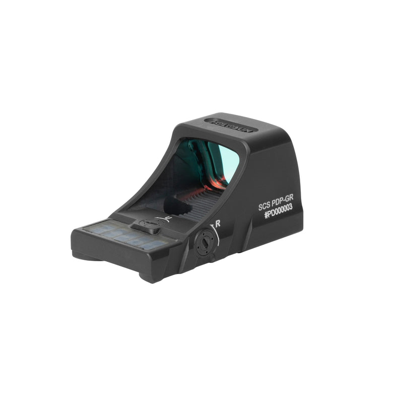 Holosun SCS-PDP-GR Solar Charging Open Pistol Green Dot Sight
