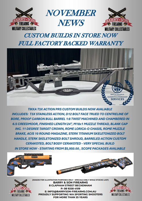 TIKKA T3X PRS 6.5 CREEDMOOR