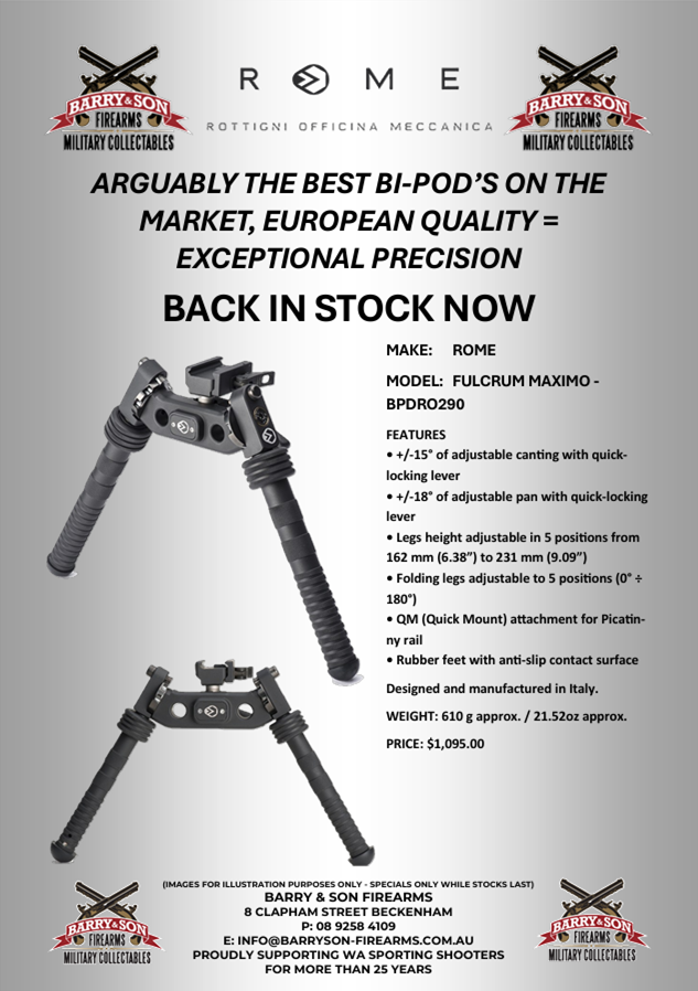 ROME FULCRUM MAXIMO BACK IN STOCK - ROTTIGNI OFFICINA MECCANICA - THE BEST