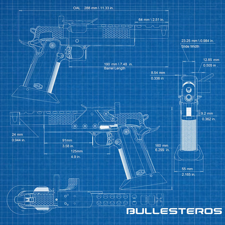 BUL ARMORY - SAS II BULLESTEROS - THE ULTIMATE UR - .38 SUPER - UPDATE ONE LEFT