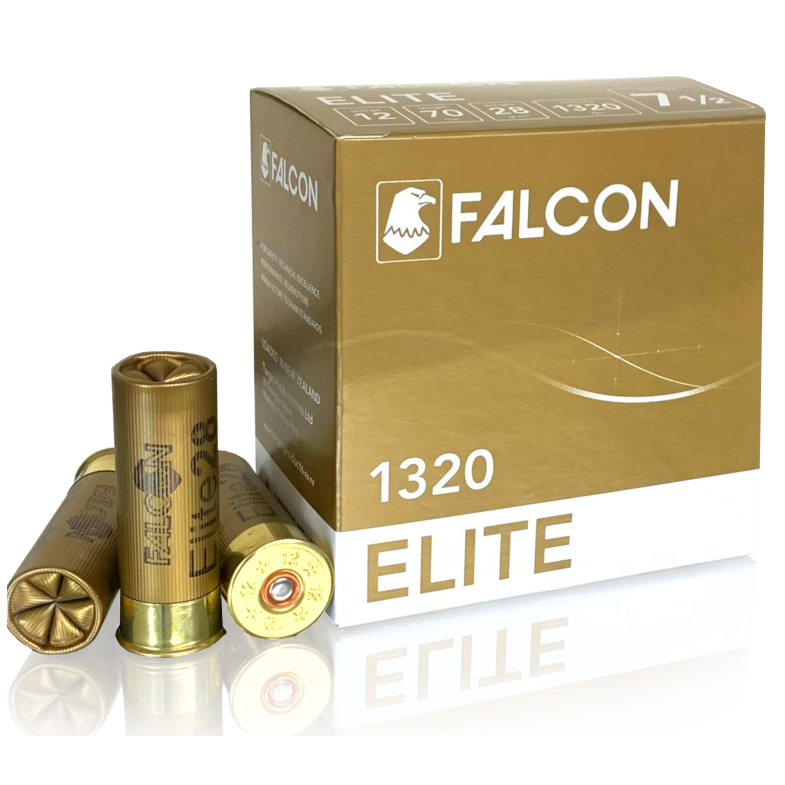 Falcon Elite 12 Gauge 28g 1320fps 7½ Clay Target Cartridges — SLAB