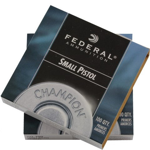 FEDERAL F100 - SMALL PISTOL PRIMERS - 1,000 PACKS