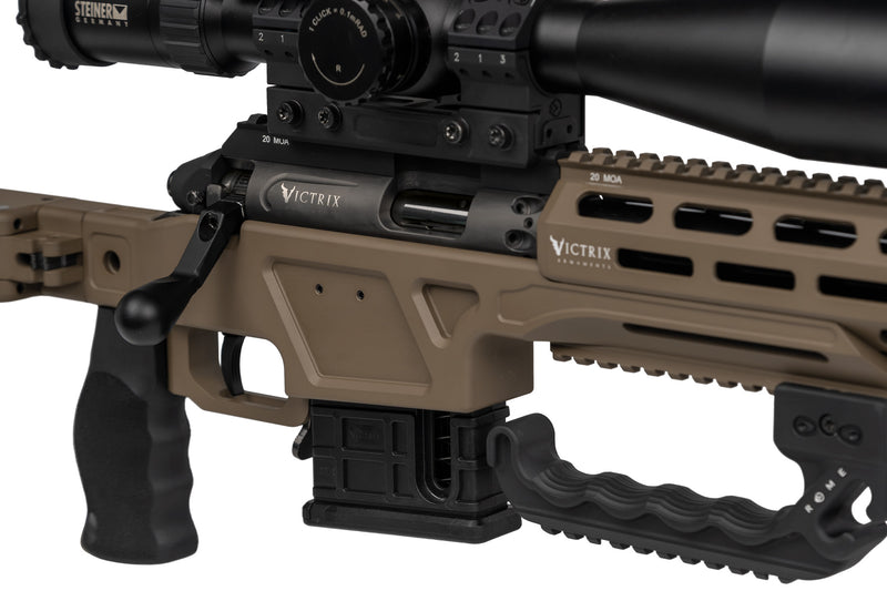 Victrix Gladio Small Bore Armour Black & Medium Flat Brown .22LR Long Range Competition Rifle