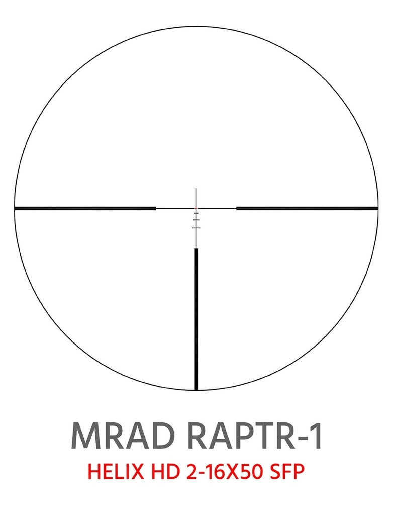 ELEMENT OPTICS - HELIX HD 2-16x50 SFP RAPTR-1 MRAD