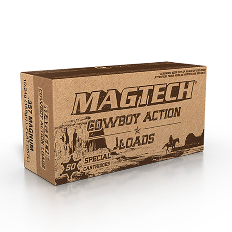 Magtech Cowboy Action Loads 357 MAG 158gr LFN – BULK CASE