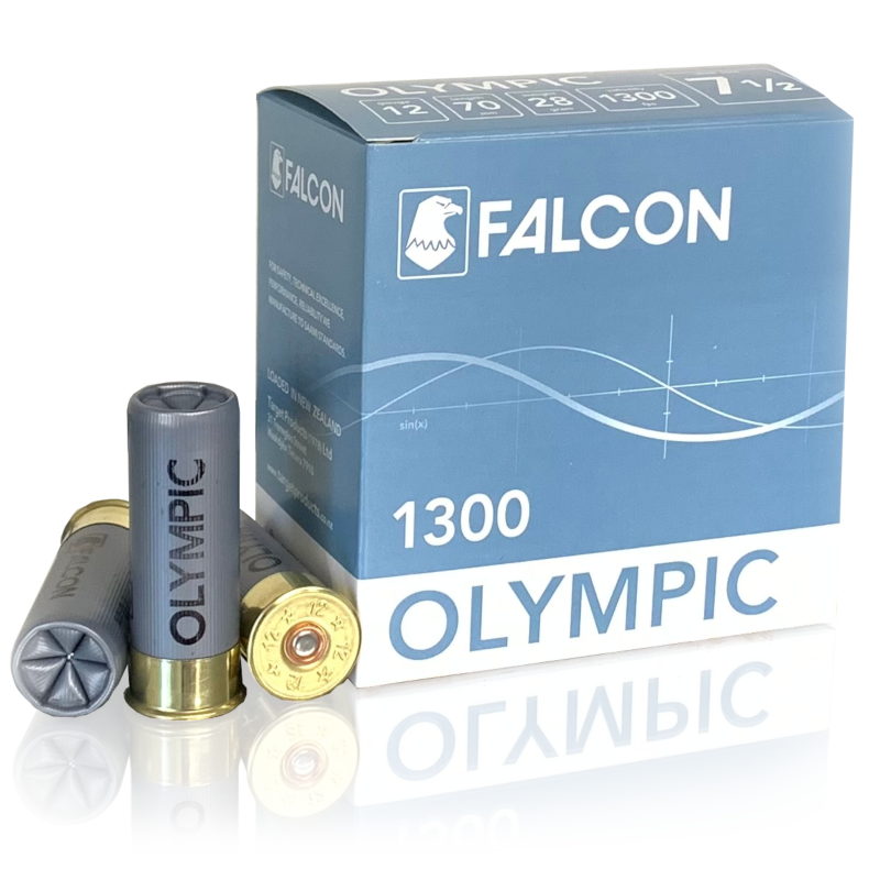 Falcon Olympic 12 Gauge 28g 1300fps 7½ Clay Target Cartridges — SLAB