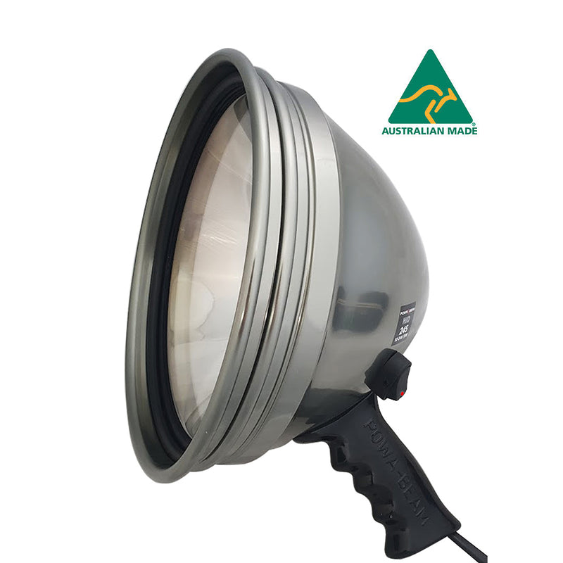 Powa Beam Hand Held Spotlight 100W 245mm 9" HID Xenon