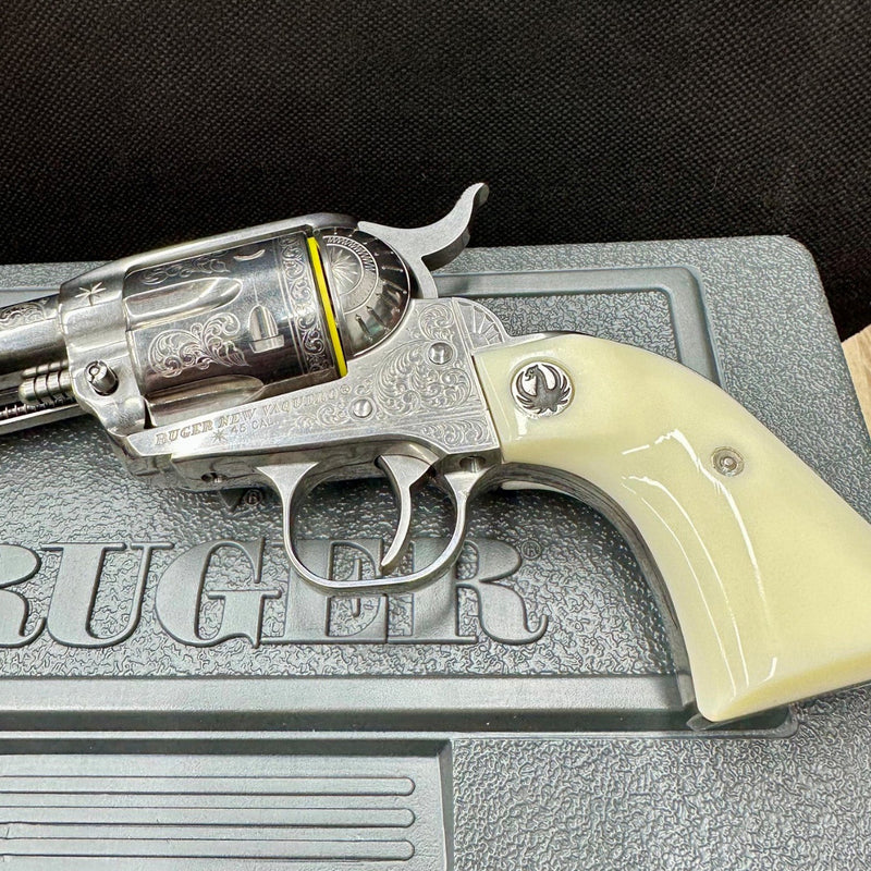 Ruger New Vaquero Factory Engraved Matched Set – .45 Colt