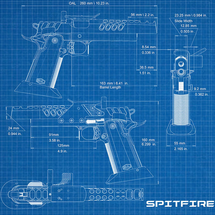 BUL ARMORY - ALL NEW SAS II SPITFIRE .38 SUPER