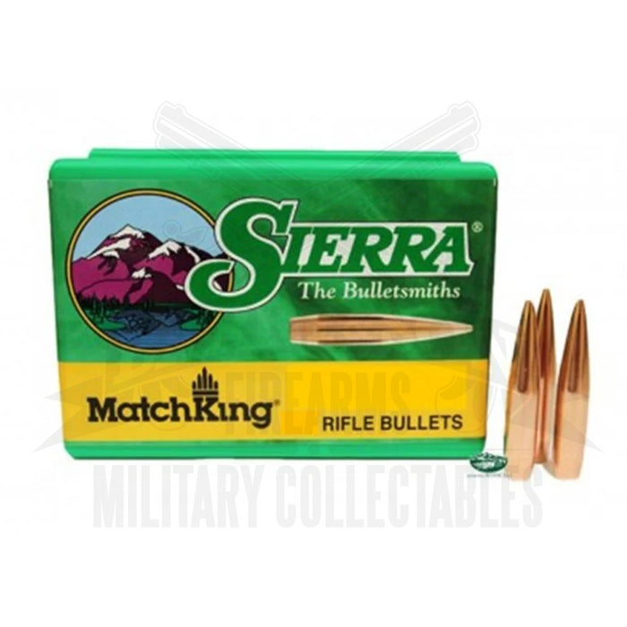 Sierra Matchking 30 cal .308 DIA 168gr HPBT Projectiles - 500 Case