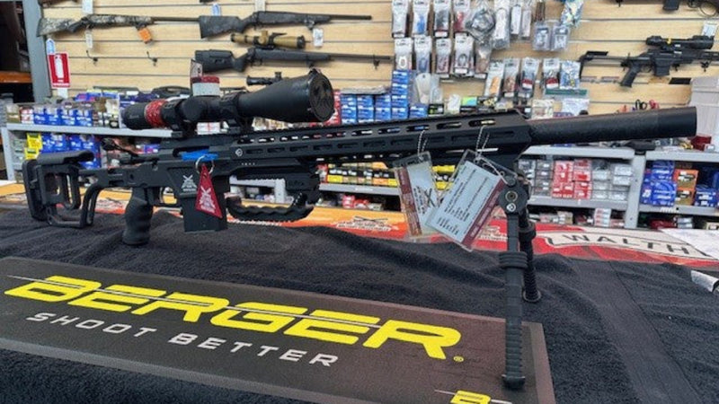 TIKKA T3X BASE + PROOF CARBON BULL BARREL + ROME LORICA-O CHASIS + SCOPE PACKAGE CUSTOM BUILD