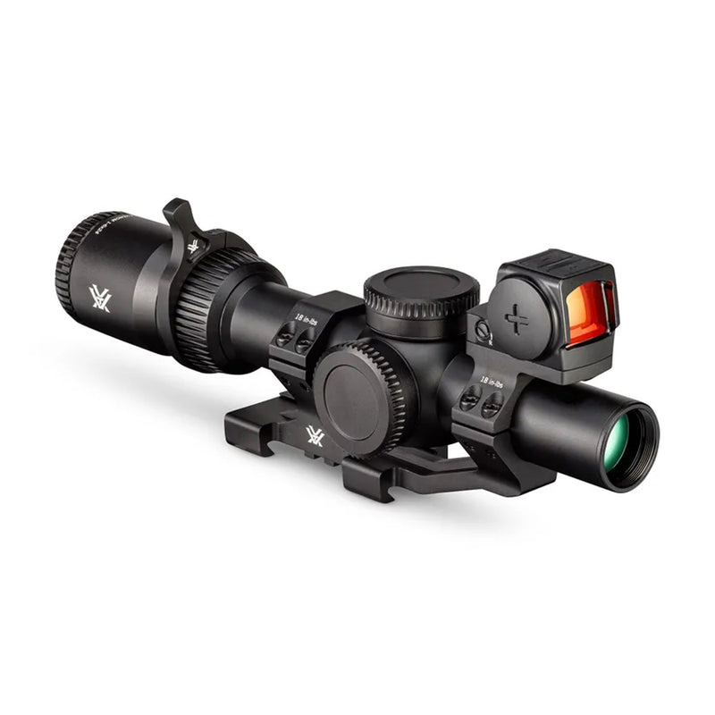 Venom 1-6x24 AR-BDC3 SFP 30mmTube +Venom Enclosed 3 MOA Red Dot + Mounts Pack