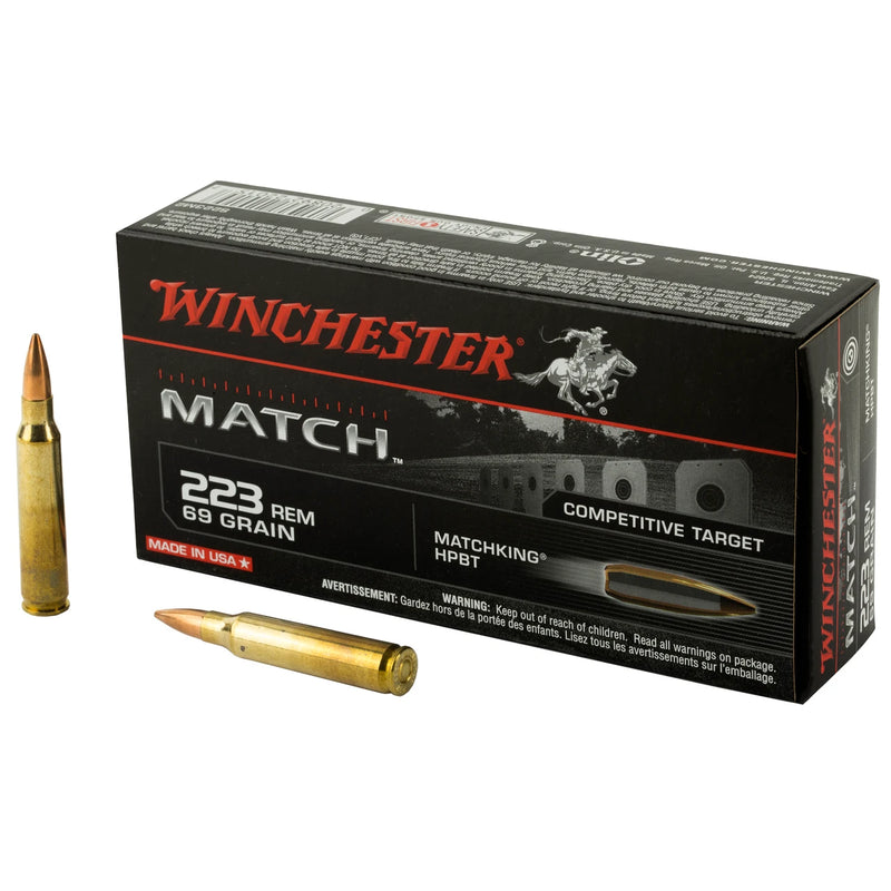 Winchester .223 REM - 69Gr Matchking HPBT Competitive Target