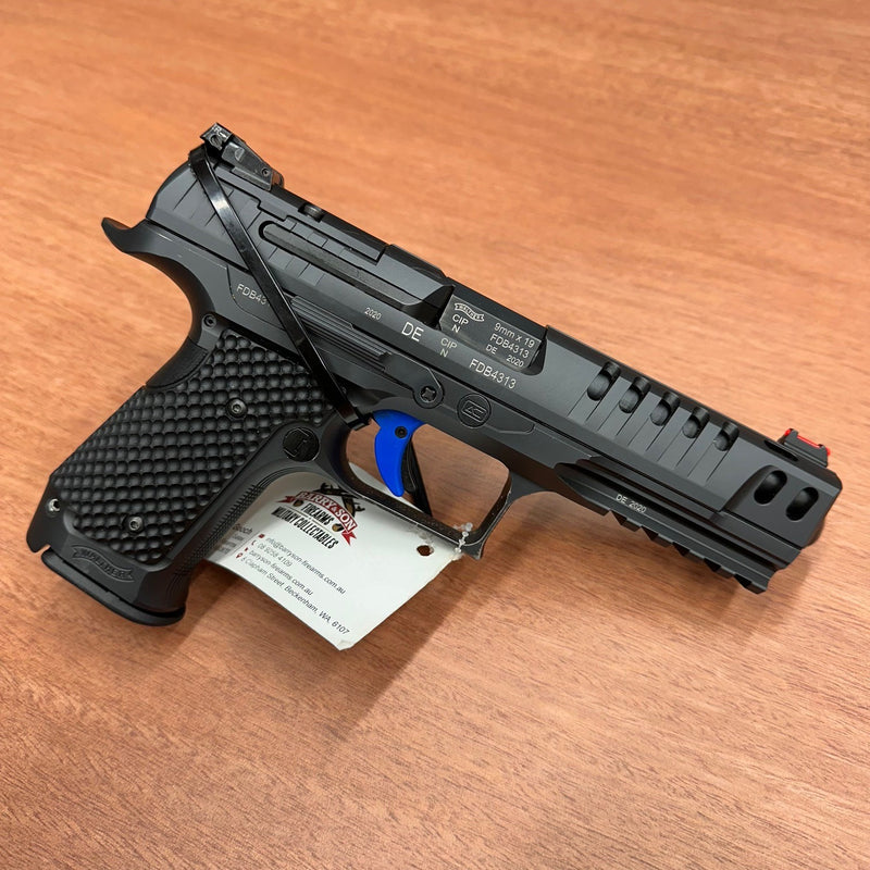 WALTHER PPQ Q5 MATCH STEEL FRAME OPTIC READY - 9MM SEMI AUTO - PRE LOVED