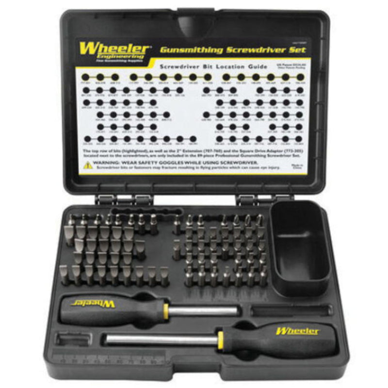 WHEELER - PROFESSIONAL GUNSMITHING  SCREWDRIVER SET