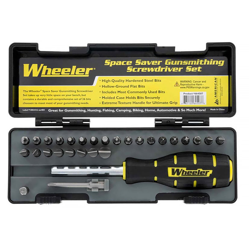 WHEELER - 30 PIECE GUNSMITHING SCREWDRIVER SET