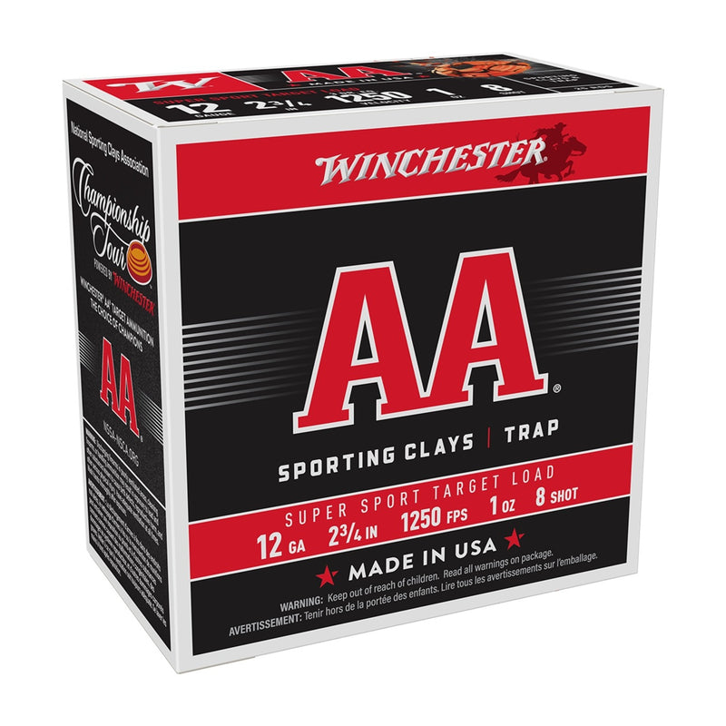 Winchester AA 12 Gauge 28gr 8 Shot 1250FPS - 250 SLAB