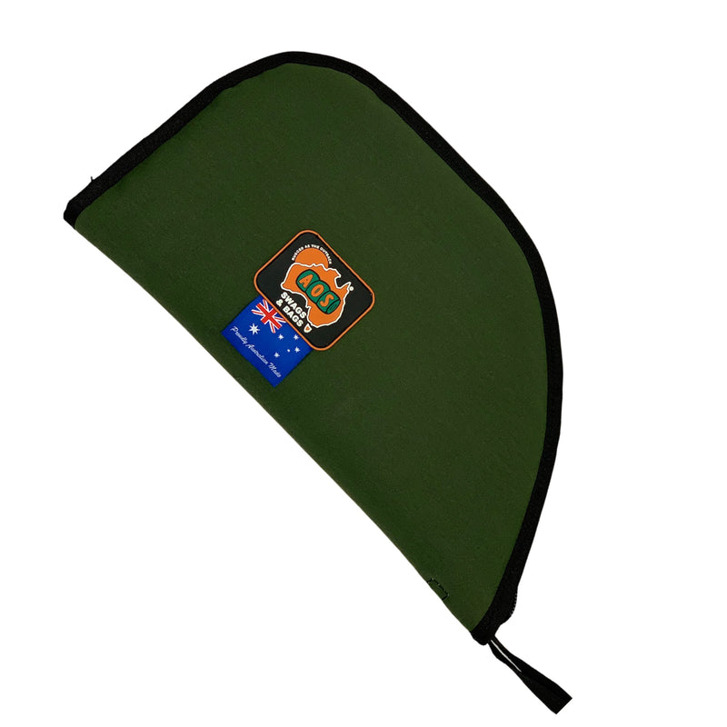 AOS Canvas Pistol Bag 15" Scoped Green
