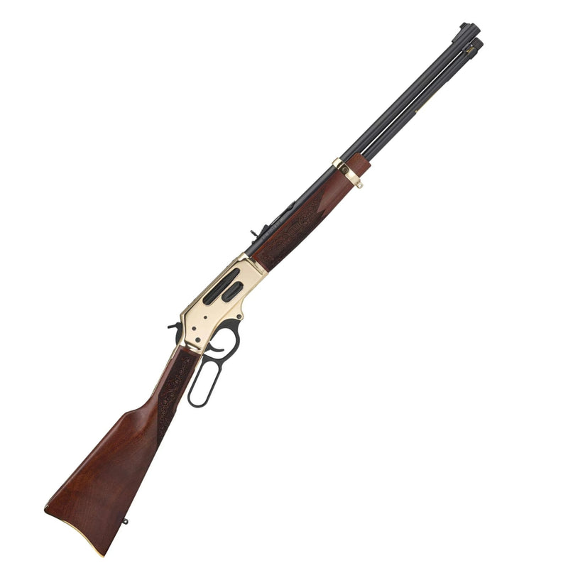 Henry H024-3030 Brass Side Gate Lever Action Rifle Engraved .30-30