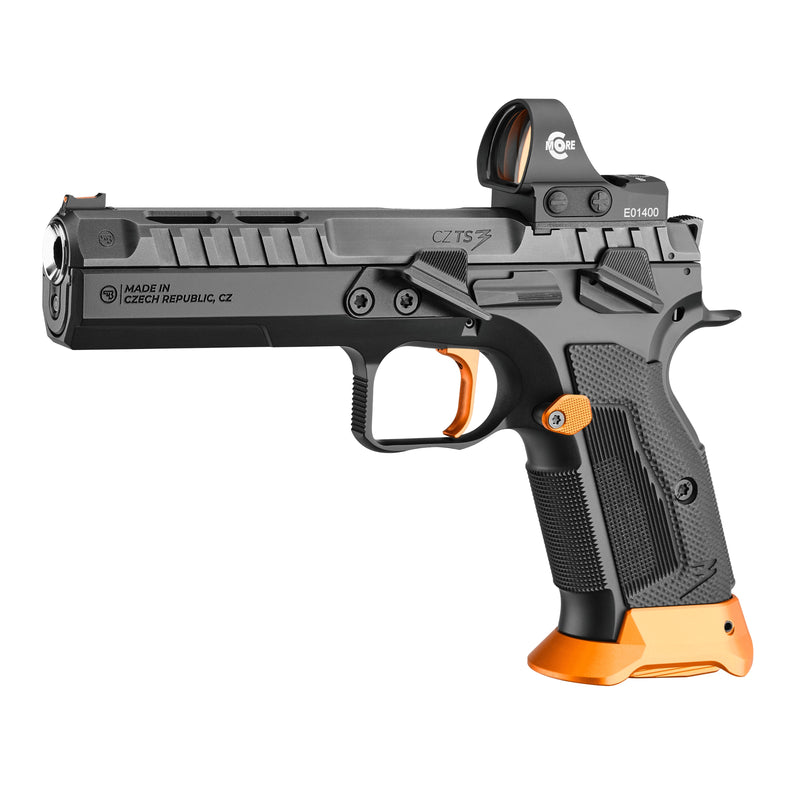 CZ TS3 Orange Competition 9mm Pistol IPSC Optics