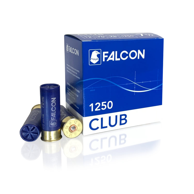 Falcon Club 12 Gauge 28g 1250fps 7½ Clay Target Cartridges — SLAB