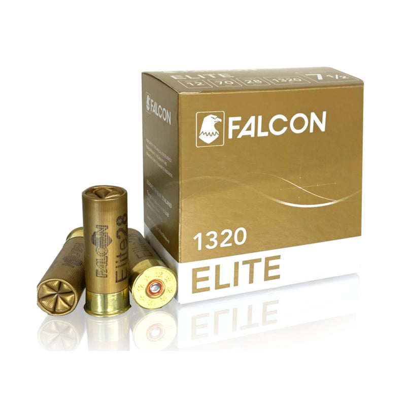 Falcon Elite 12 Gauge 28g 1320fps 7½ Clay Target Cartridges — SLAB