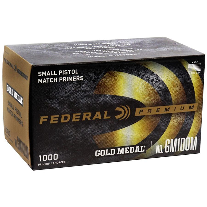 Federal GM100 Small Pistol Primers