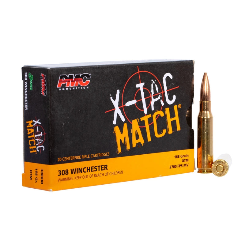 PMC .308 Winchester - X-TAC Premium Match - 168gr
