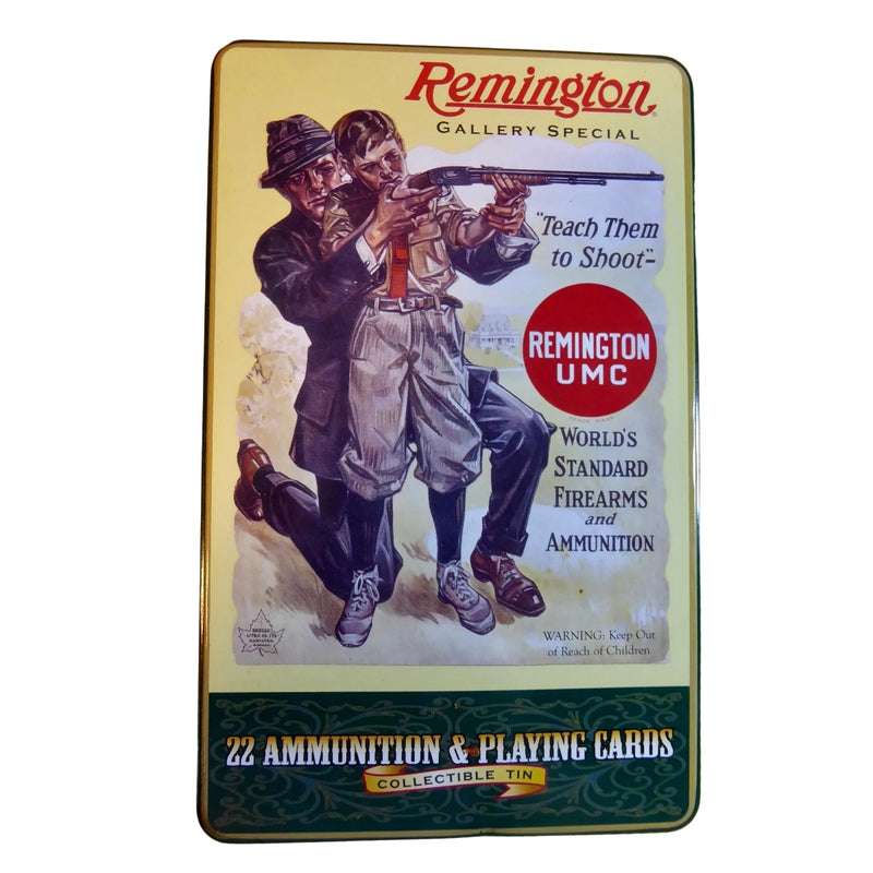 Remington .22LR Commemorative Gallery Special in Collectable Tin w Playing Cards - CLEARANCE
