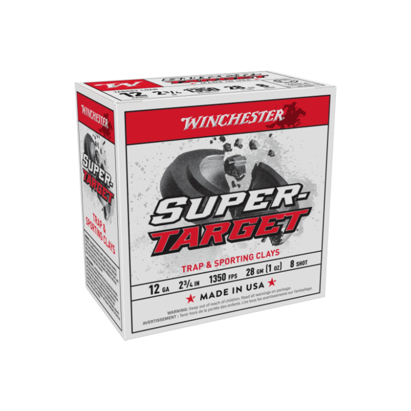 Winchester 12 Gauge Super-Target 1350FPS 28g 8 Shot - 250 SLAB