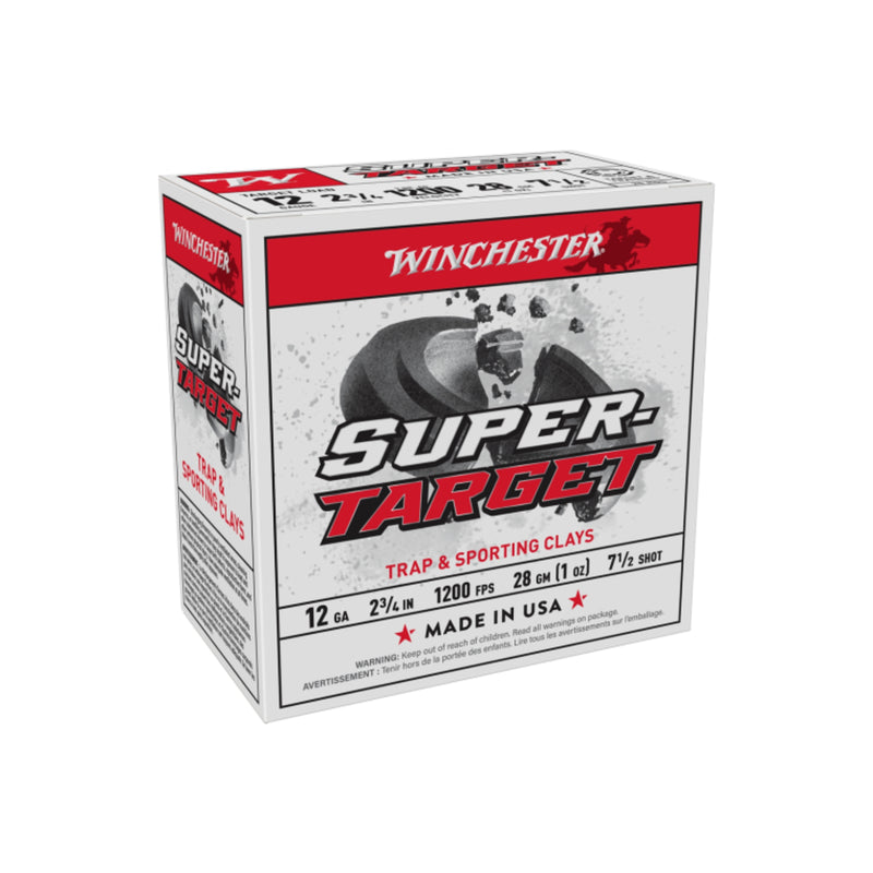 Winchester 12 Gauge Super-Target 1200FPS 28g 7½ Shot- 250 SLAB