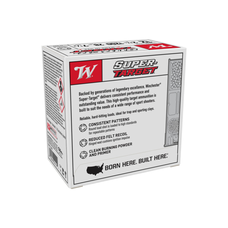 Winchester 12 Gauge Super-Target 1200FPS 28g 7½ Shot- 250 SLAB