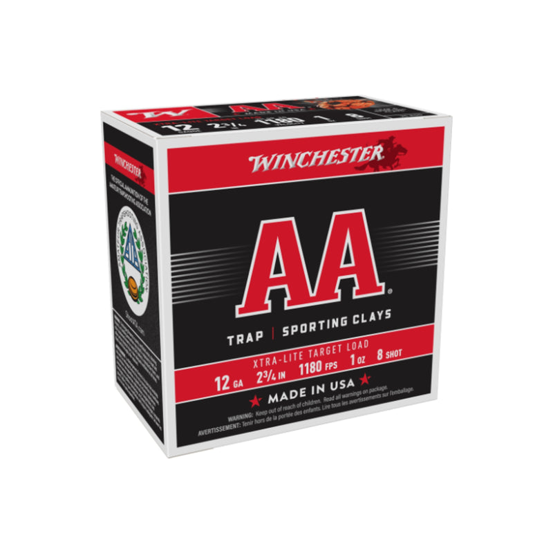 Winchester 12 Gauge AA Xtra-Lite Target Load 1180FPS 28g 8 Shot - 250 SLAB