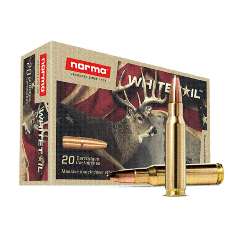Norma Whitetail 55Gr Soft Point .223 Rem – BULK CASE